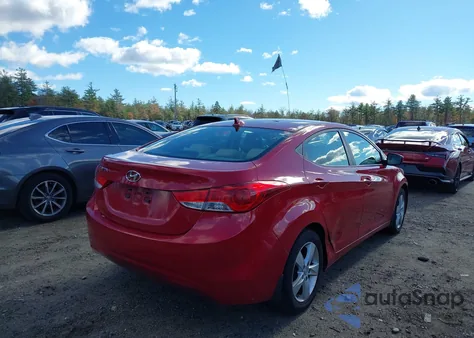 2013 Hyundai Elantra Gls from USA, damaged, VIN KMHDH4AE0DU945875